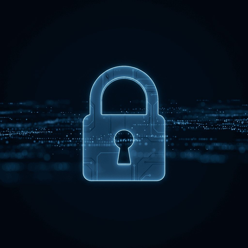 Digital security interface showing encrypted data and anonymous reporting system